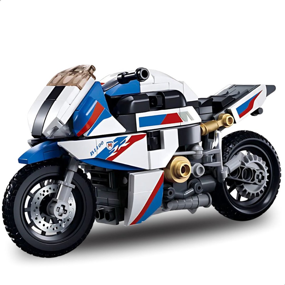   - 1000RR Motorfiets incl. display | City icons speed champions modelbouw | Classic creator f1 motorcycle bouwpakket | Technische educatief motor speelgoed voor kinderen & volwassenen | Bouwdoos met 242 bouwstenen